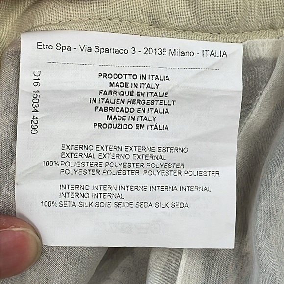 NWT Etro Micro Accordion Pleat Mini Skirt Floral Lace Hem Sz 44 - Picture 11 of 12